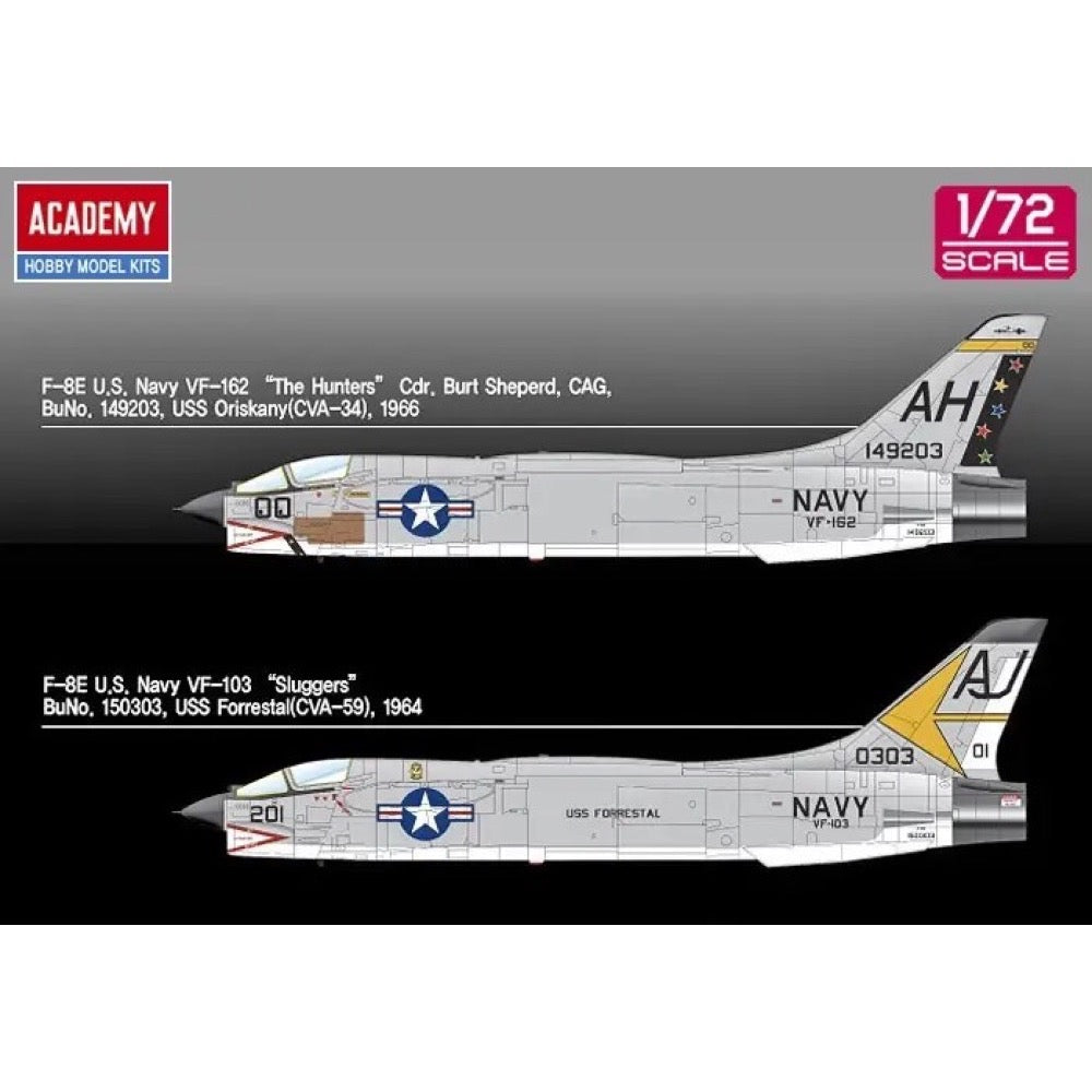 Academy 12521 1/72 USN F-8E VF-162 "The Hunters"