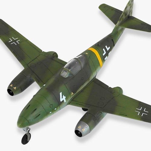 Academy 12542 1/72 ME262A-1/2 Last Ace Le: Plastic Model Kit