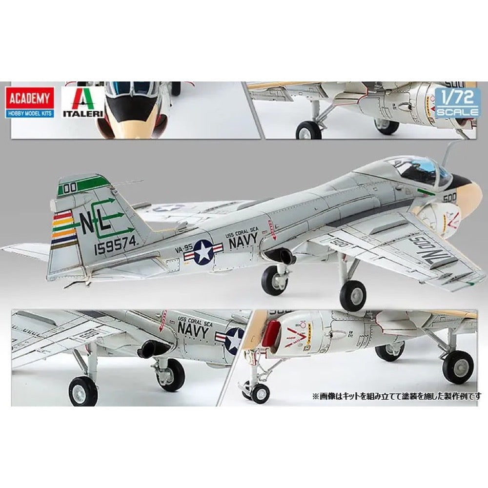 Academy 1/72 USN A-6E VA-95 Green Lizards Model Kit