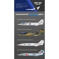 Academy 12576 1/72 Lockheed USAF F-104C Starfighter Vietnam War