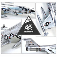 Academy 12576 1/72 Lockheed USAF F-104C Starfighter Vietnam War