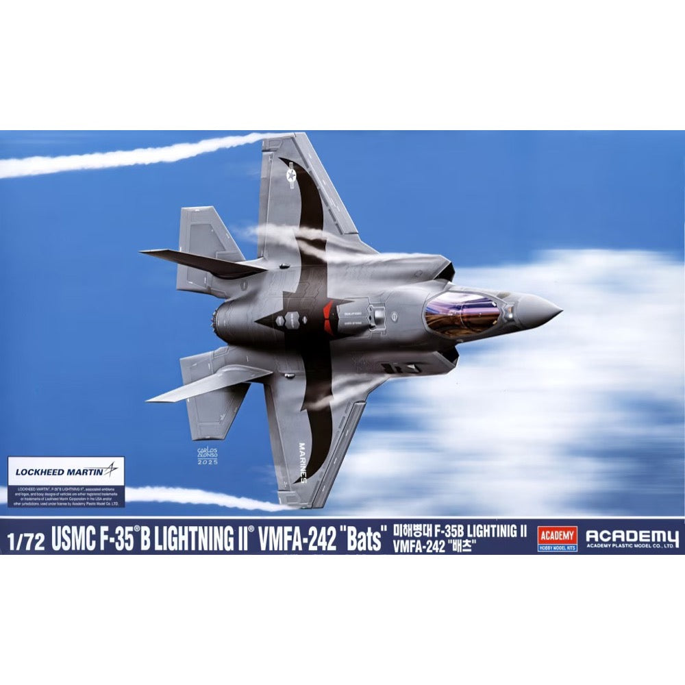 Academy 12592 1/72 USMC F-35B Lightning II VMFA-242 Bats 8809845383208