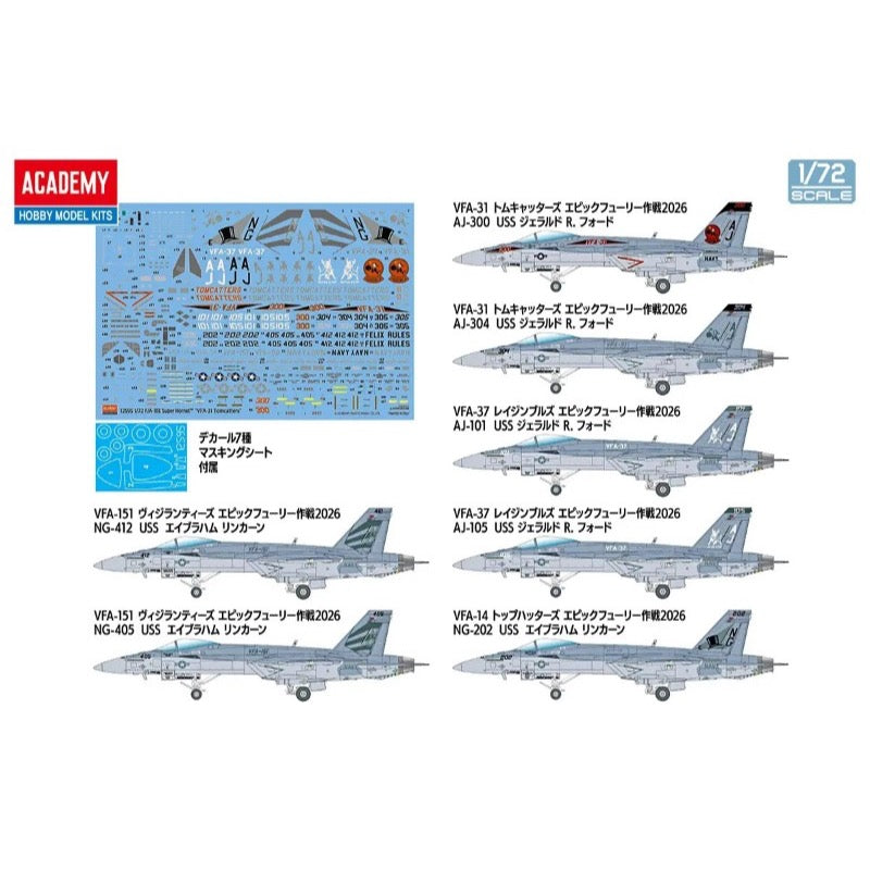 Academy 1/72 F/A-18E Super Hornet VFA-31 Tomcatters