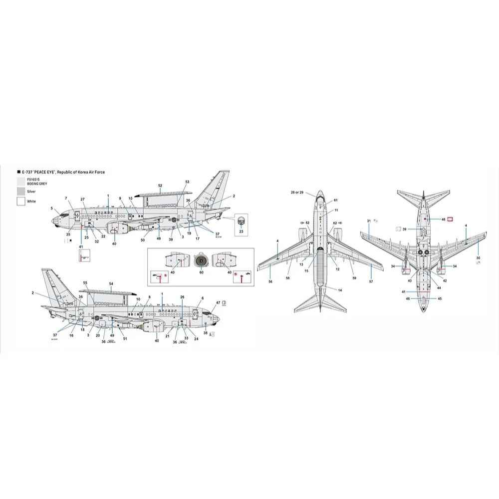 Academy 12651 1/144 Boeing E-7 Peace Eye (incl Australian Decals)