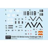 Academy 13426 1/72 Challenger 1 Mk 3 British Main Battle Tank
