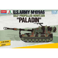 Academy 1/35 U.S. Army M109A6 Paladin Self-Propelled Howitzer Model Kit