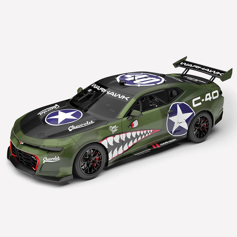 Authentic Collectables 1/18 Chevrolet Camaro ZL1 Supercar Imagination Project Edition 14-"Chevy Belle" C-40 Warhawk Designed by Benjamin Little