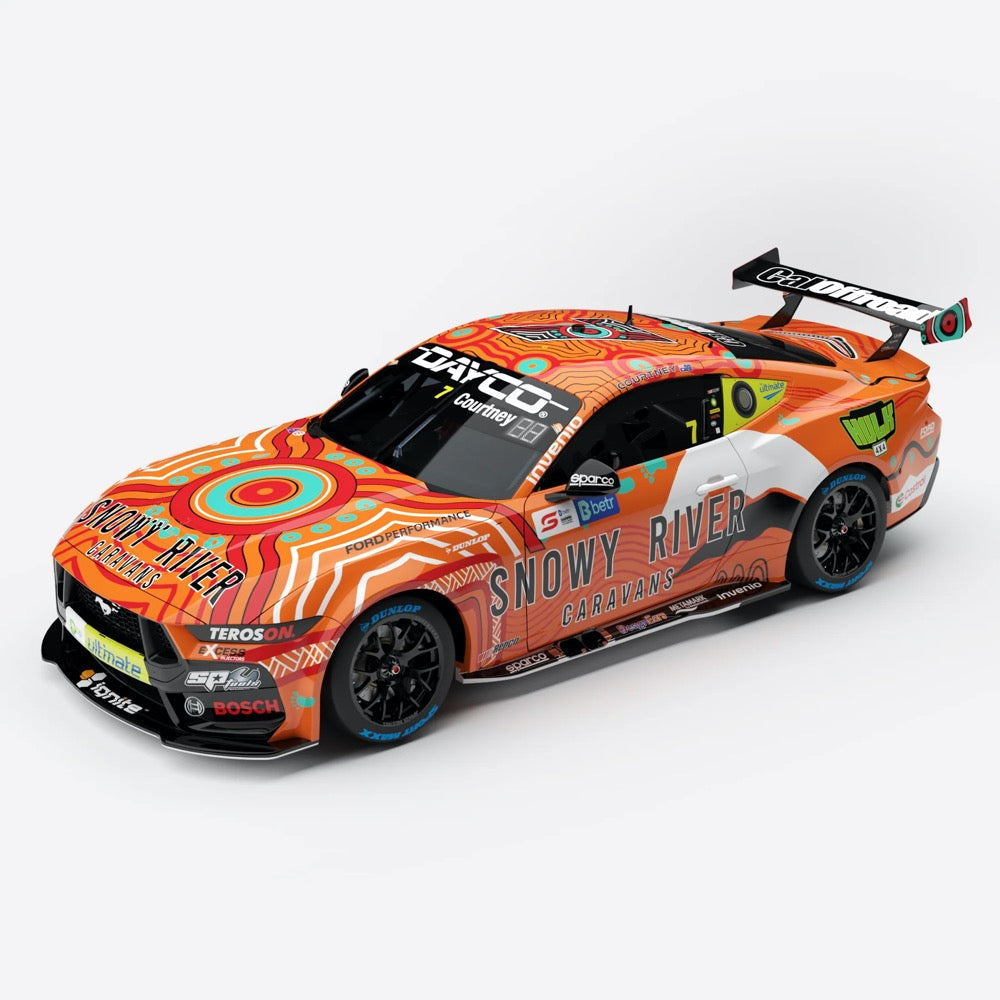 Authentic Collectables ACD18F24R 1/18 Blanchard Racing Team #7 Ford Mustang GT 2024 Betr Darwin Triple Crown Indigenous Round James Courtney