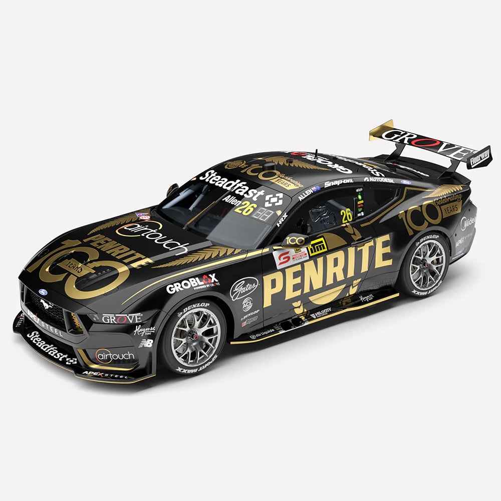 Authentic Collectables 1/18 Penrite Racing No.26 Ford Mustang GT-2026 ITM Christchurch Super 440 Race 19 Winner (First Supercars Win)
