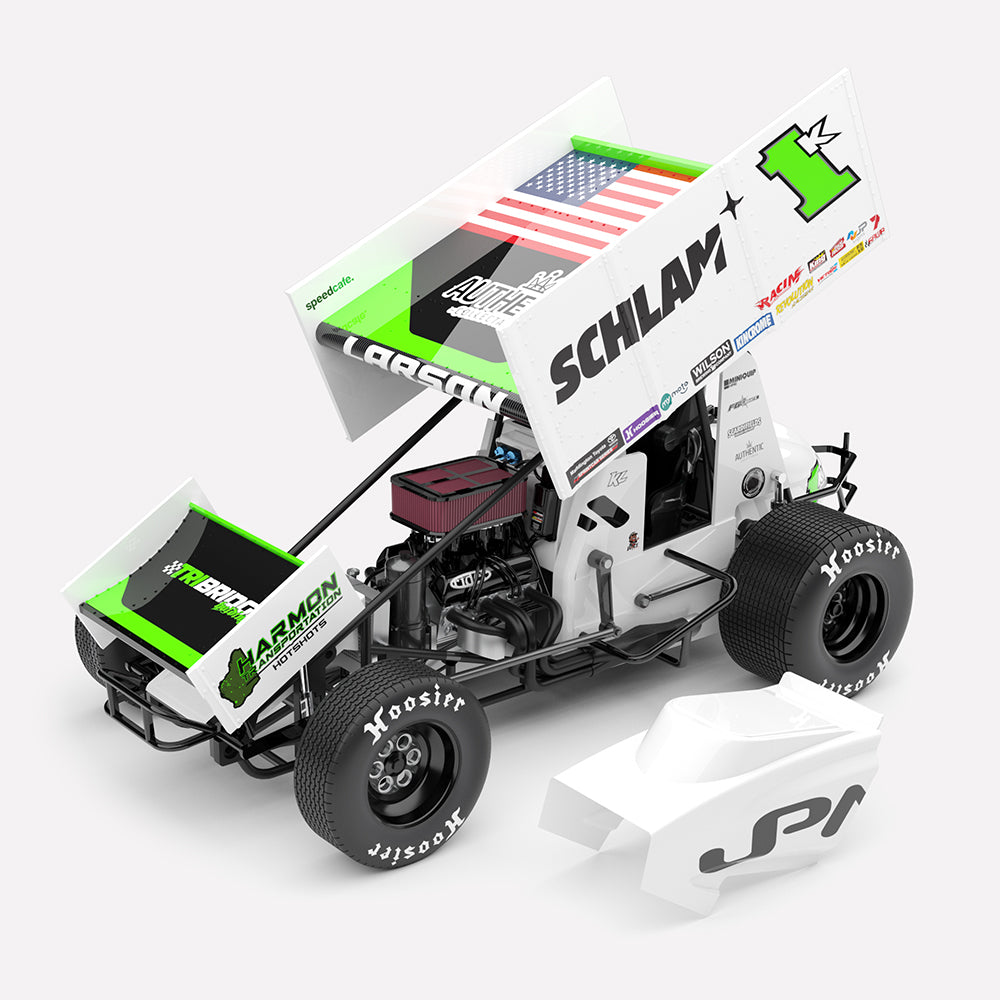 Authentic Collectables ACD18SC26A 1/18 Jason Pryde Motorsport No.1K Sprintcar 2025 High Limit International Perth Winner