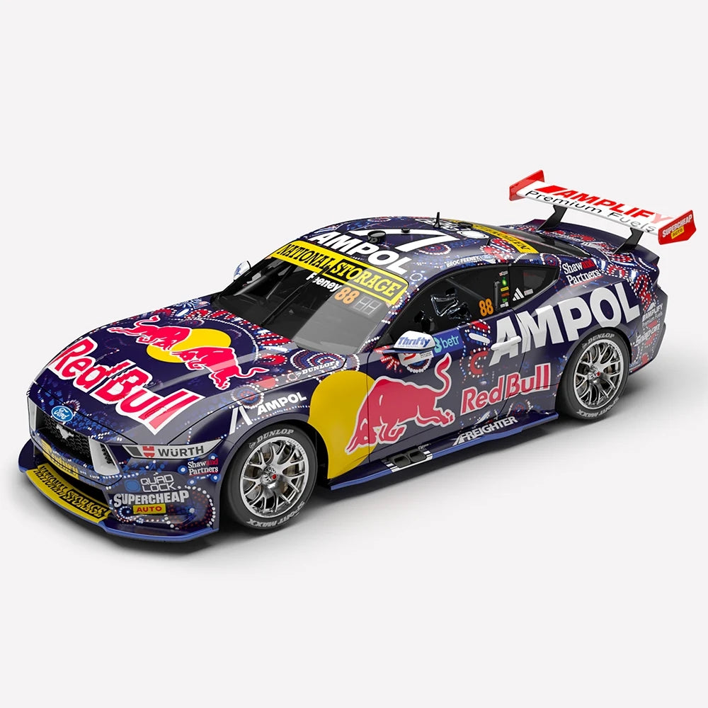 Authentic Collectables 1/43 Red Bull Ampol Racing No.88 Ford Mustang GT 2026 Betr Darwin Triple Crown Indigenous Round