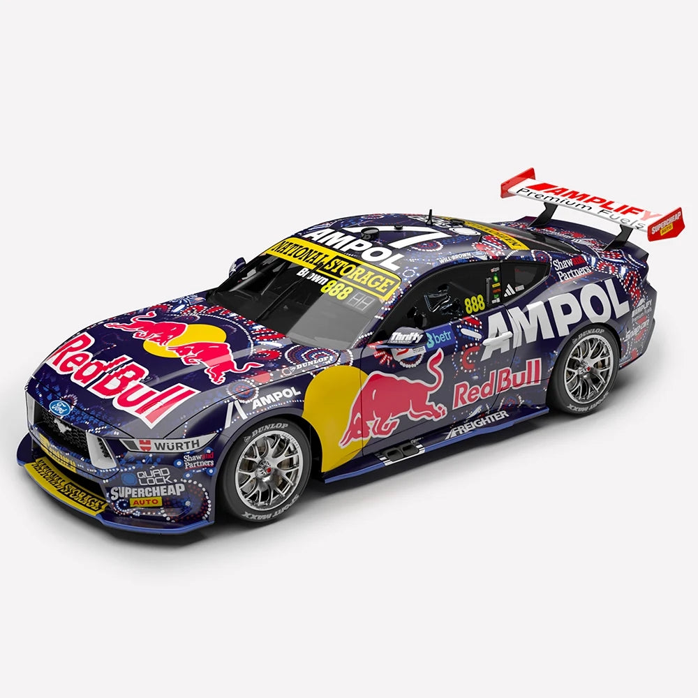 Authentic Collectables 1/43 Red Bull Ampol Racing No.888 Ford Mustang GT 2026 Betr Darwin Triple Crown Indigenous Round