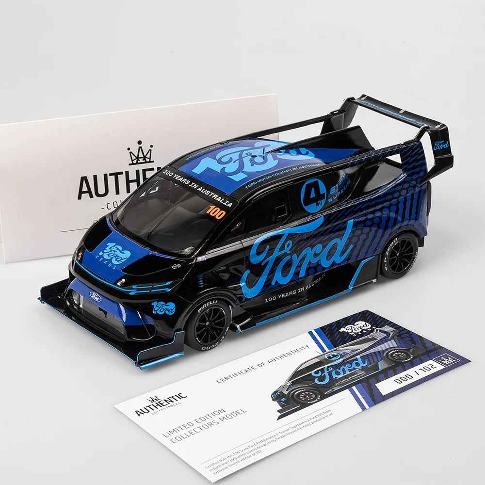 Authentic Collectables 1/18 Ford Performance E-Transit SuperVan 4.2 Ford 100 Years in Australia Special Edition