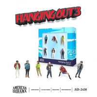 American Dioramas 1/64 Hanging Out 3 Figure Set