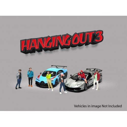 American Dioramas 1/64 Hanging Out 3 Figure Set