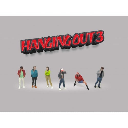 American Dioramas 1/64 Hanging Out 3 Figure Set