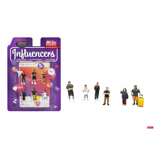 American Dioramas 1/64 Influencers Figure Set