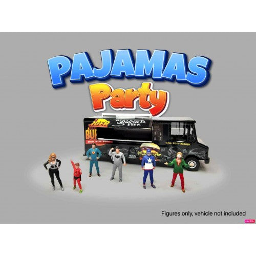American Dioramas 1/64 Pajamas Party Figure Set