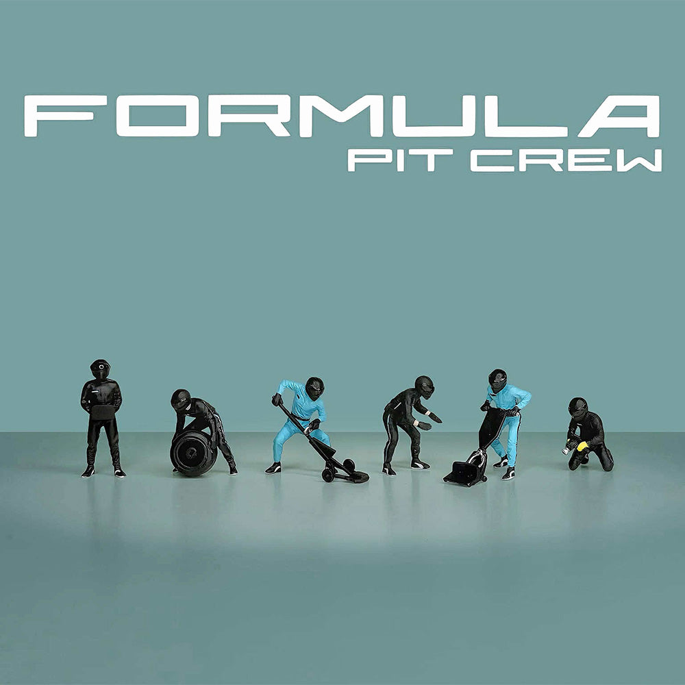 American Dioramas 1/64 Pit Crew Figures Team Black