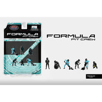 American Dioramas 1/64 Pit Crew Figures Team Black