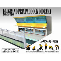 American Dioramas 1/64 GP Paddock Diorama Team Orange