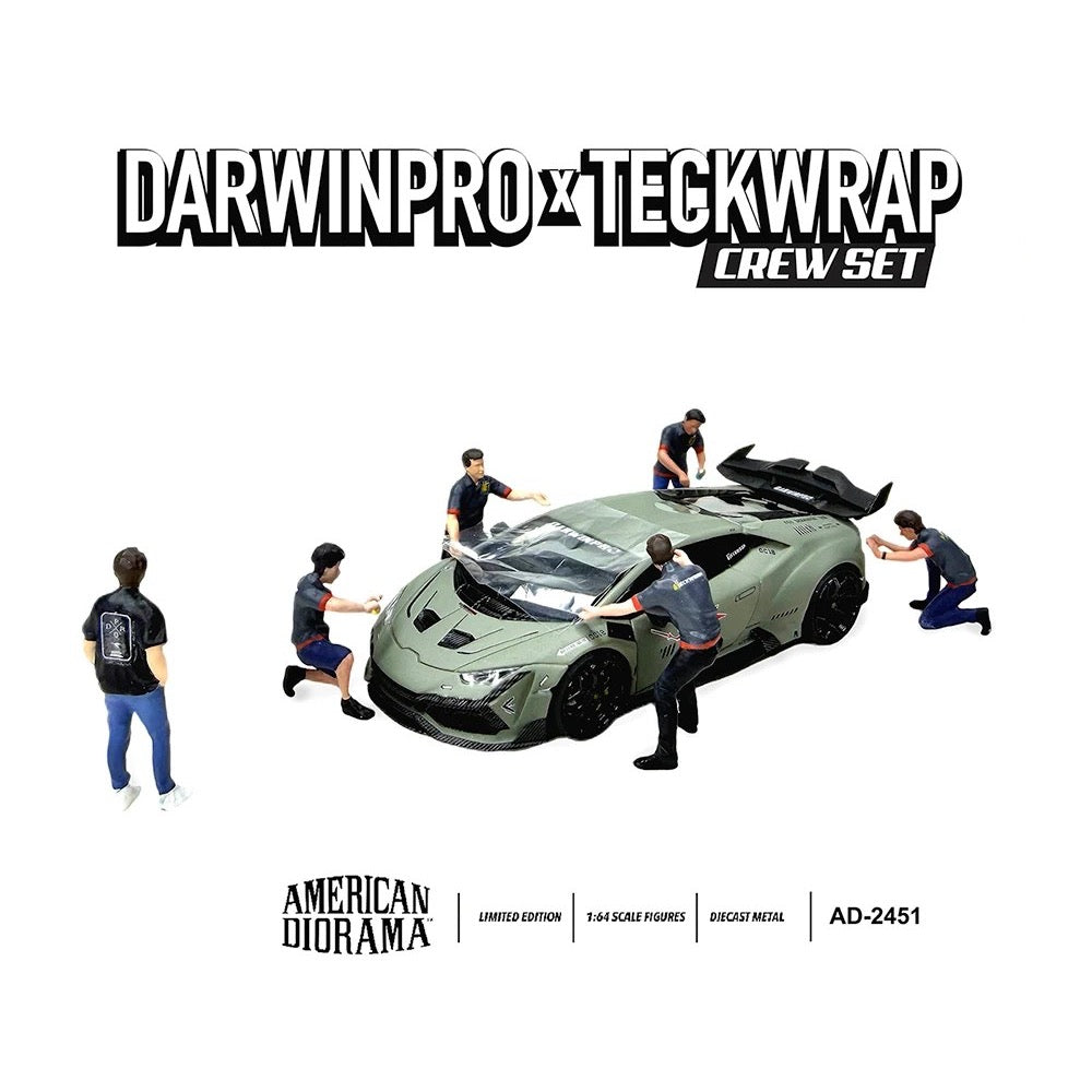 American Dioramas 1/64 DarwinPro x Teckwrap Crew Set