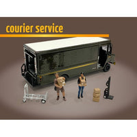 American Dioramas 1/64 Courier Service Figure Set
