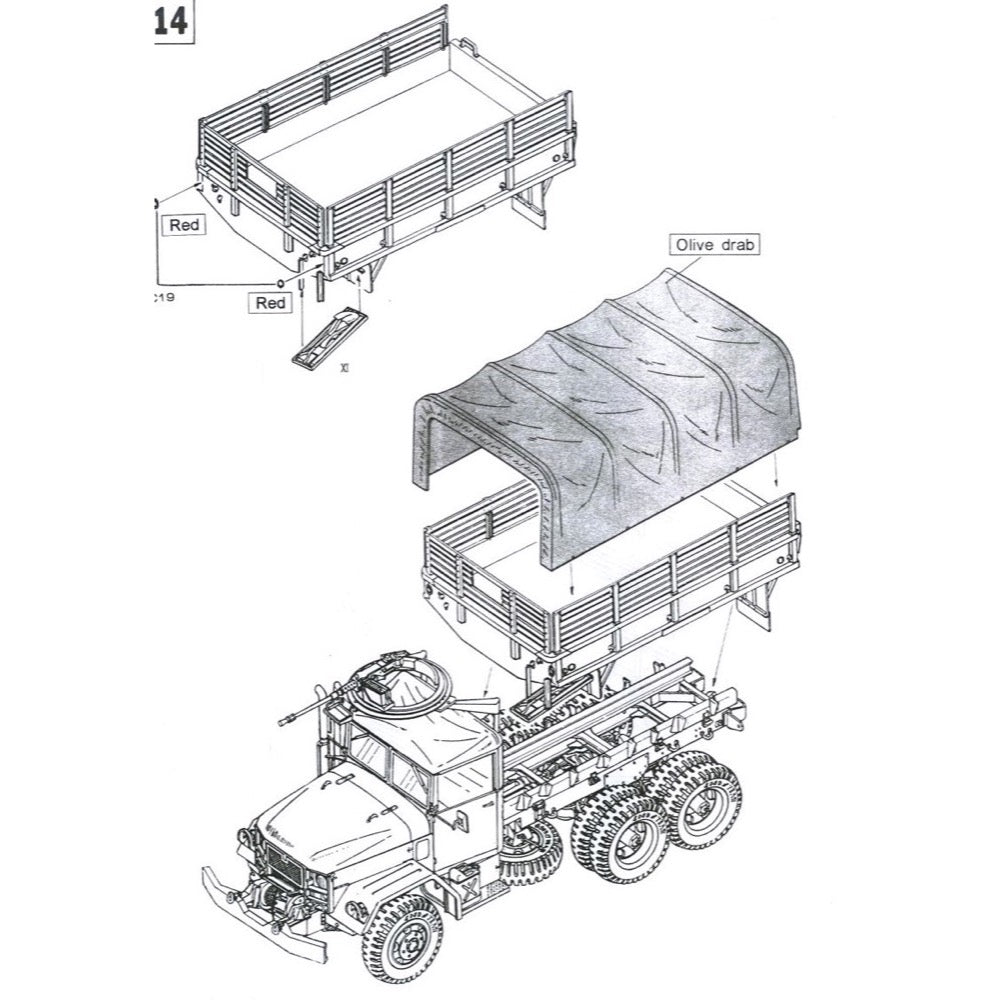 AFV 35004 1/35 M35A2 2 1/2T Cargo Tank