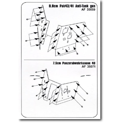 AFV 35073 1/35 German PAK43/41 Shield Bolt