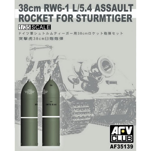 AFV 35139 1/35 38cm RW6-1 L/5.4 Assault Rocket