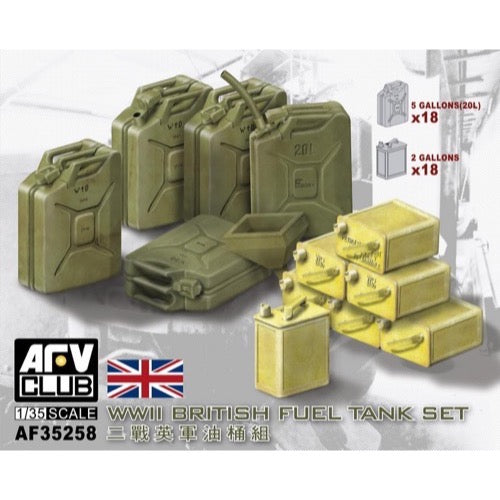 AFV 35258 1/35 WW2 British Fuel/Water Tank Set