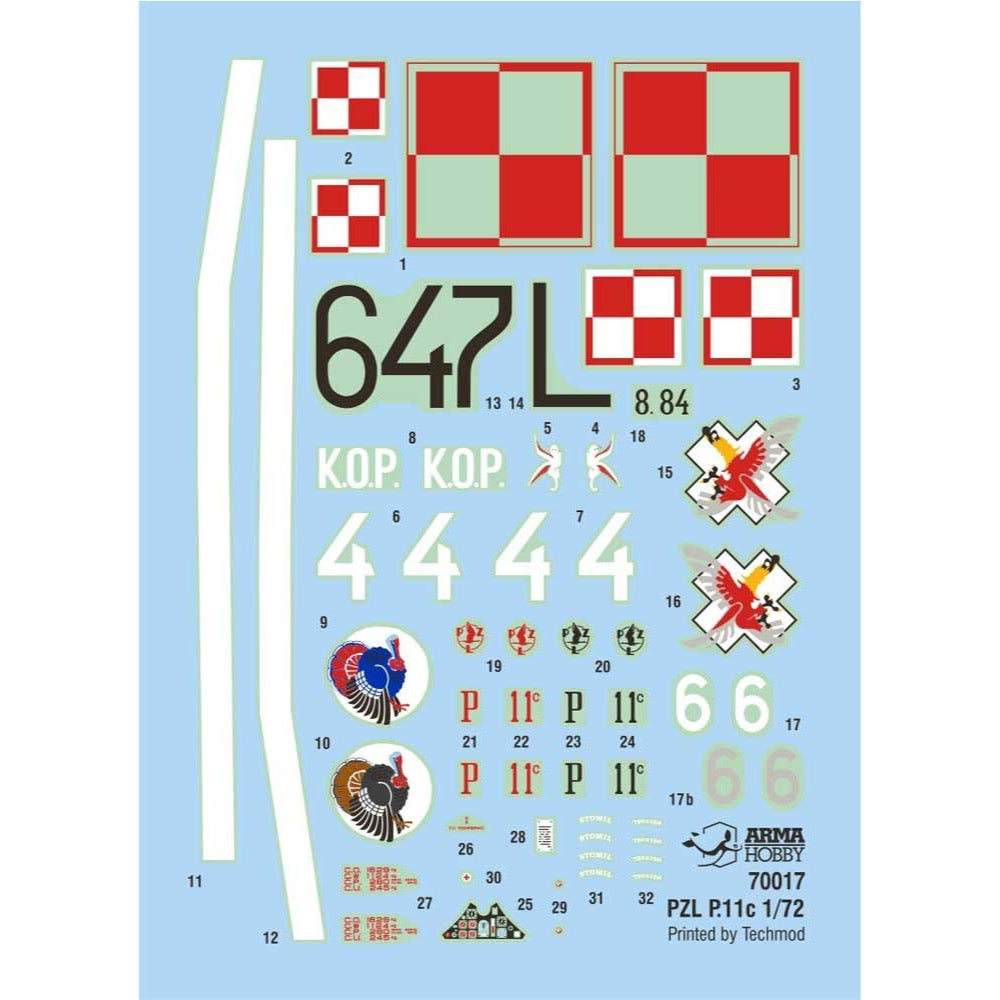 Arma Hobby 70017 1/72 PZL P.11c Kresy 5902734373045