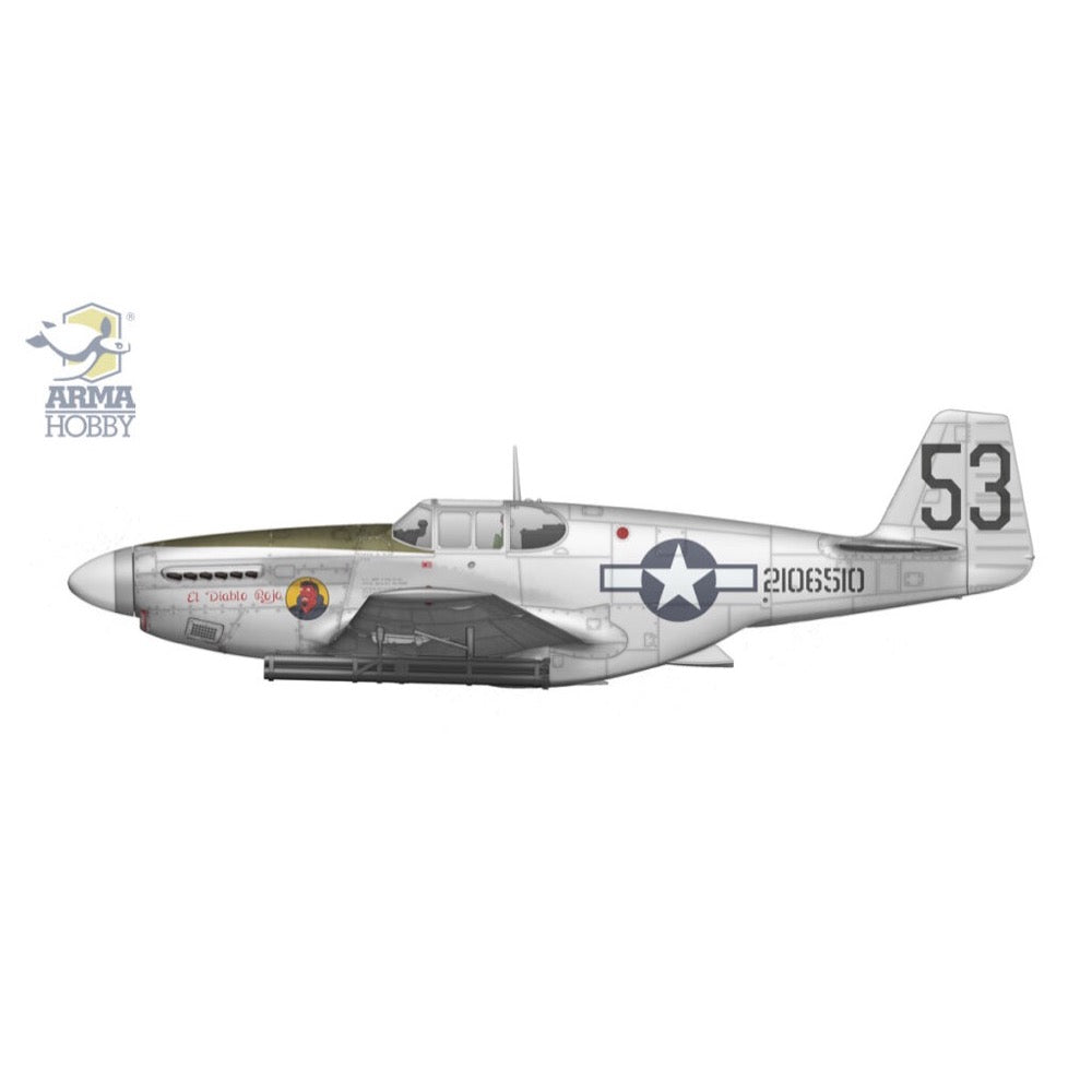 Arma Hobby 70075 1/72 P-51B Mustang CBI 5902734373779