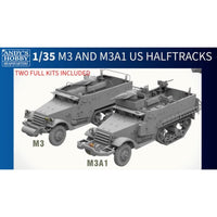 Andy's Hobby HQ 1/35 M3 and M3A1 US WWII Halftrack Model Kit
