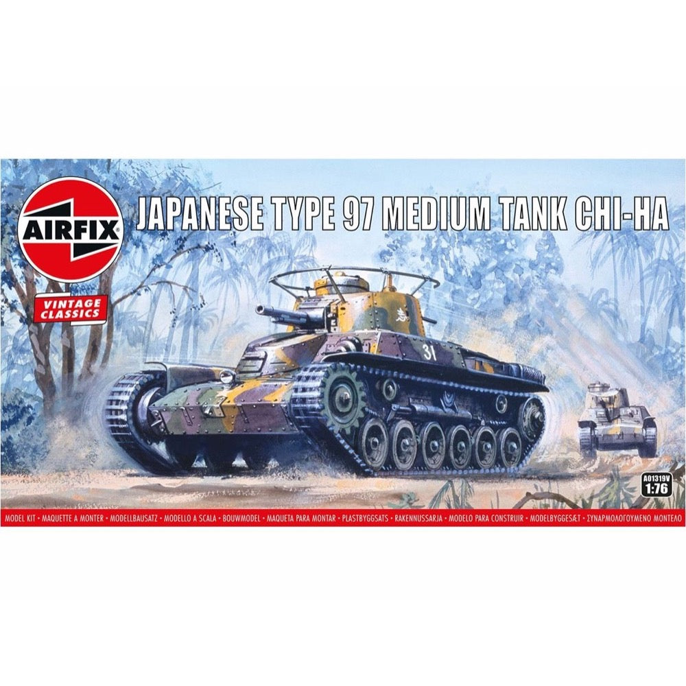 Airfix A01319V 1/76 Type 97 Chi Ha Japanese Tank