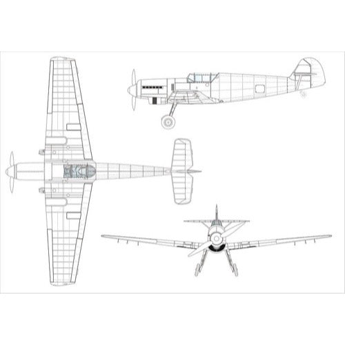 Airfix A02029B 1/72 Messerschmitt Bf109G-6