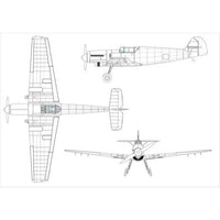 Airfix A02029B 1/72 Messerschmitt Bf109G-6
