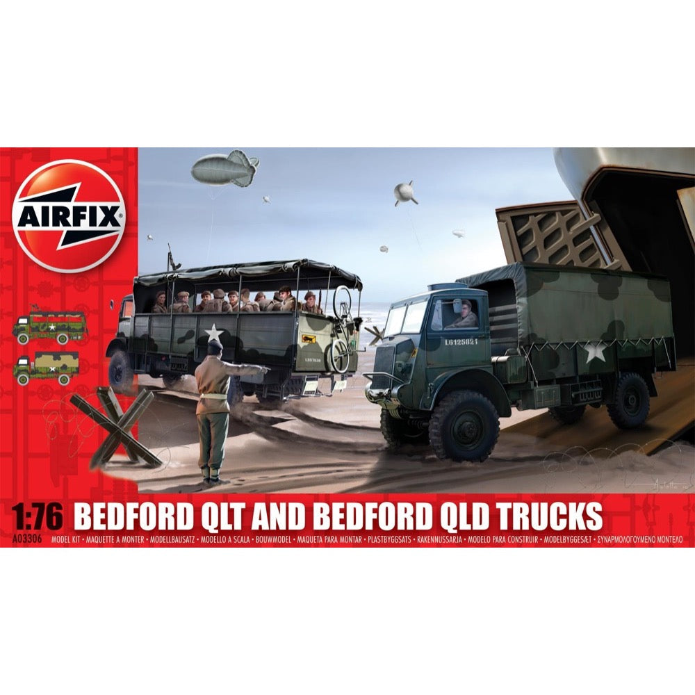 Airfix A03066A 1/76 Bedford QL Trucks - QLT and QLD