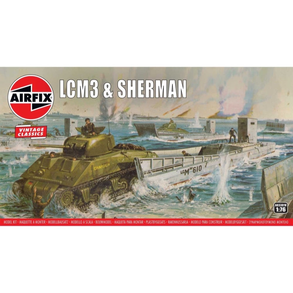 Airfix A03301V 1/76 LCM3 and Sherman