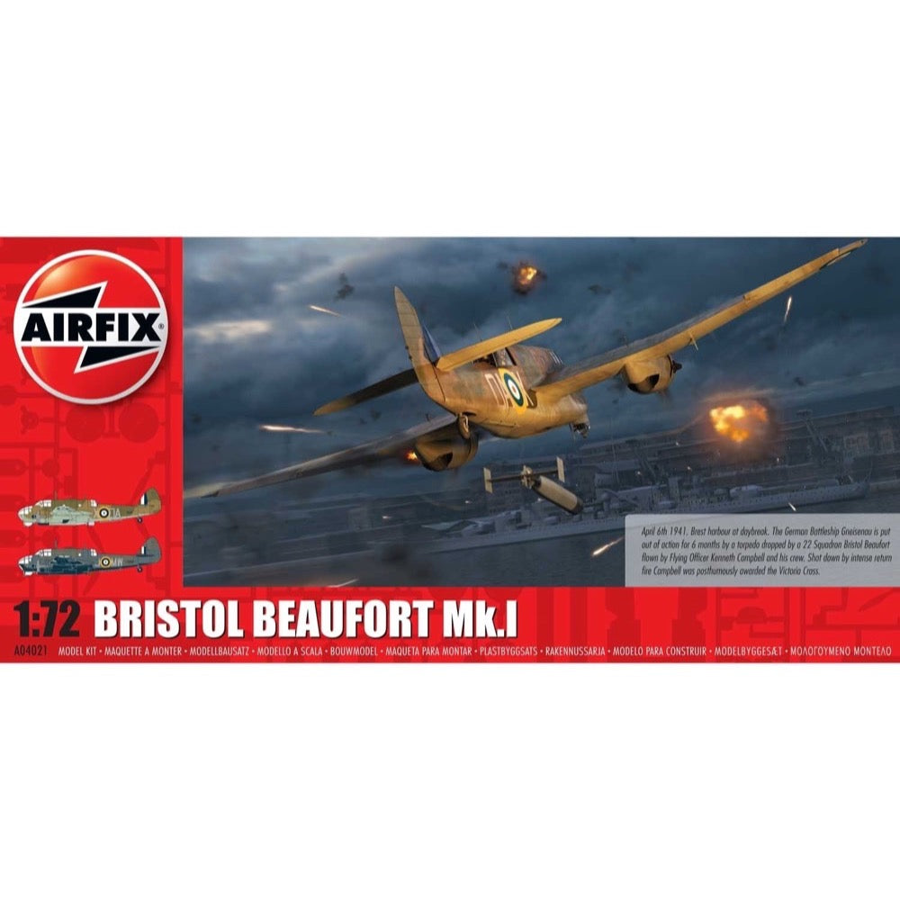 Airfix A04021 1/72 Bristol Beaufort Mk.1 Plastic Model Kit