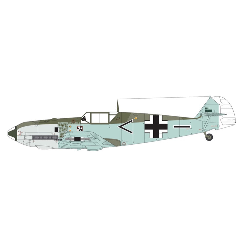 Airfix A05120B 1/48 Messerschmitt Me109E-3/E-4