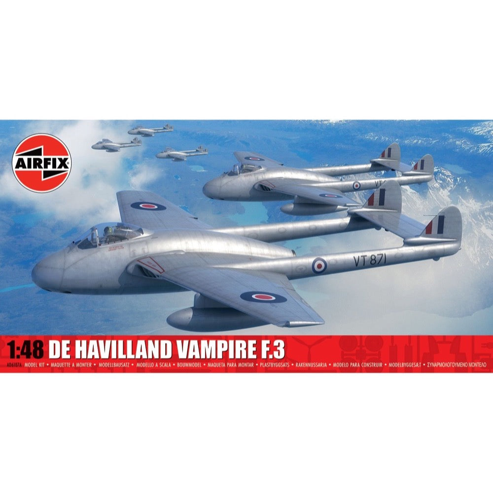 Airfix A06107A 1/48 De Havilland Vampire F.3