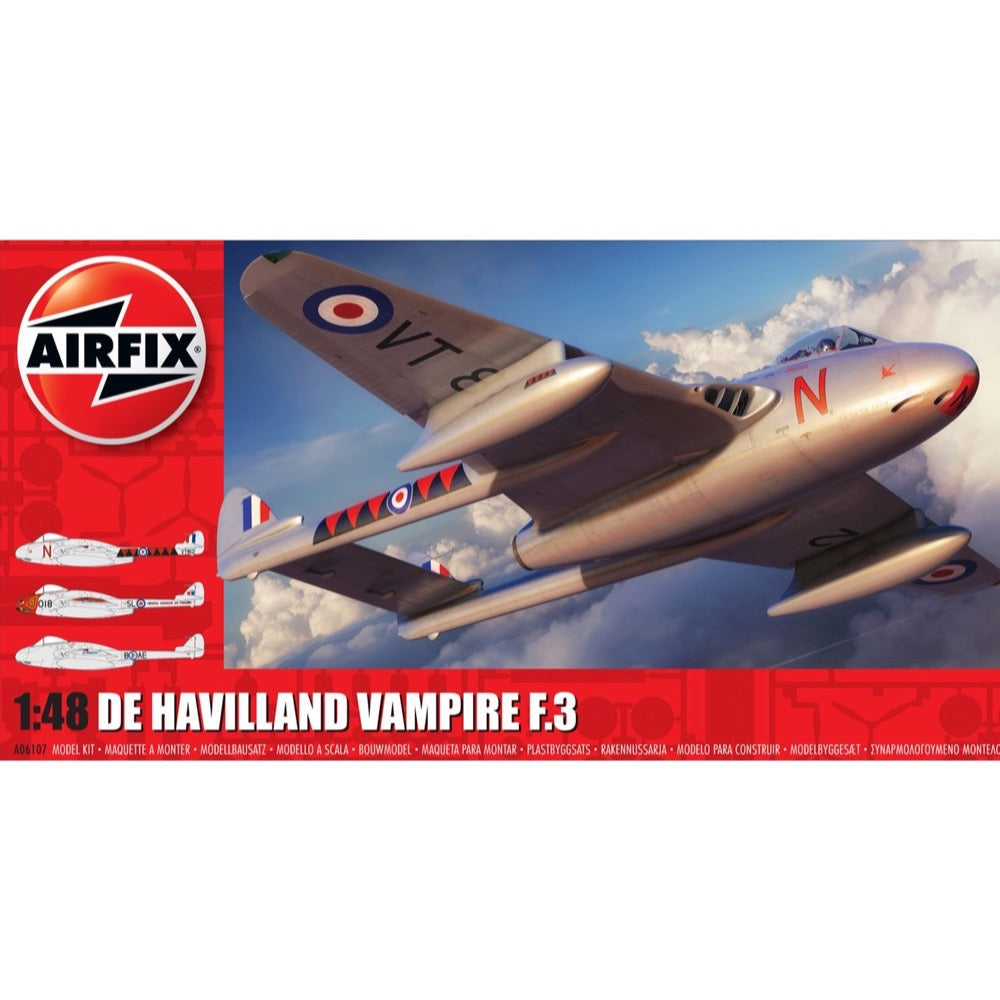 Airfix A06107 1/48 de Havilland Vampire F.3
