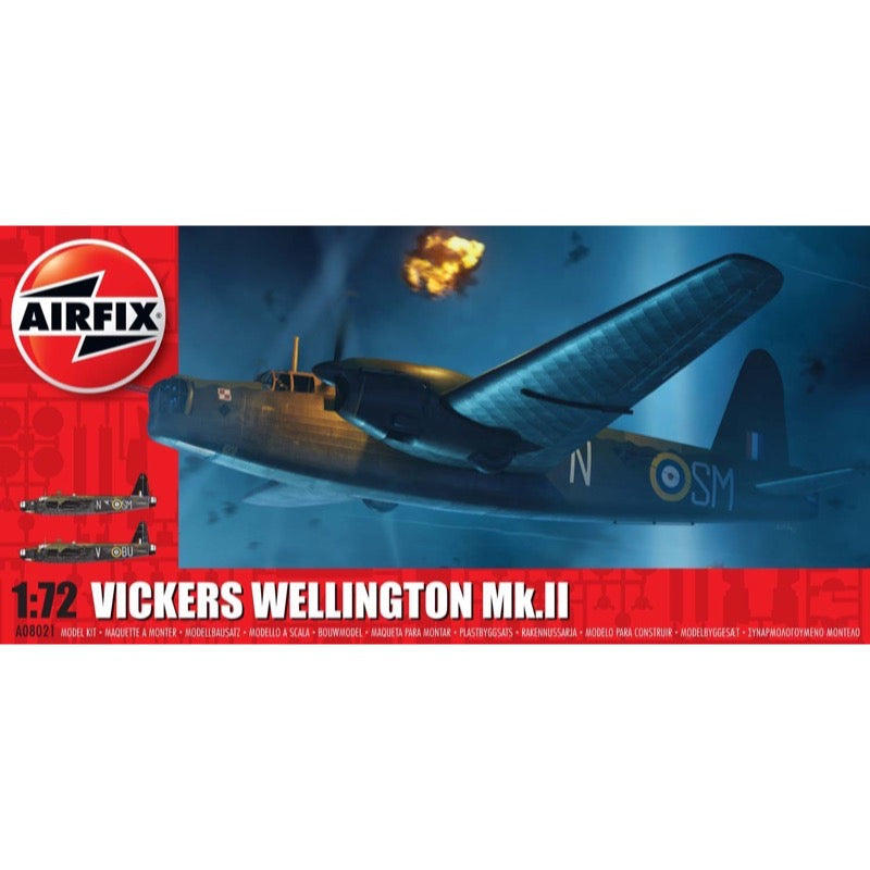 Airfix A08021 1/72 Vickers Wellington Mk.II Plastic Model Kit