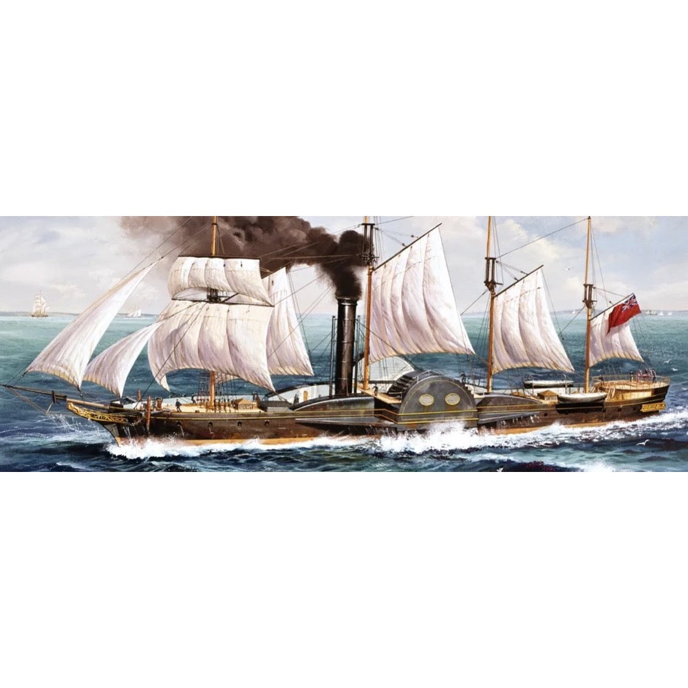 Airfix 08252V 1/180 Great Western Paddle Sail Ship