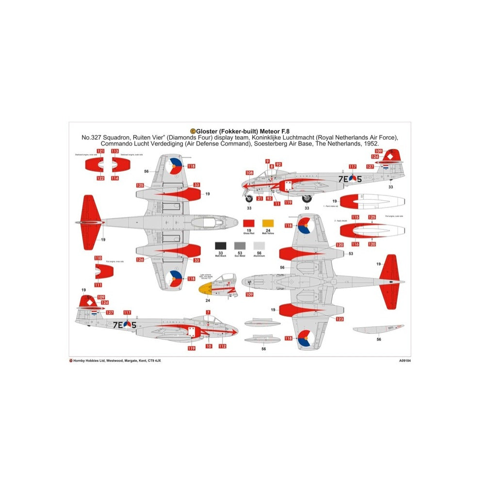 Airfix A09184 1/48 Gloster Meteor F8 Korean War