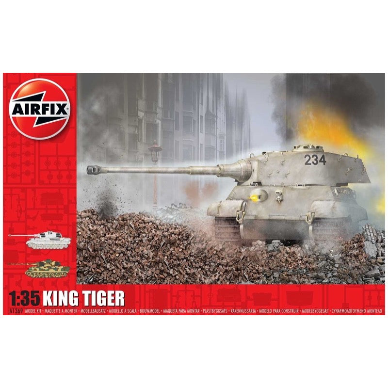 Airfix A1369 1/35 King Tiger Plastic Model Kit