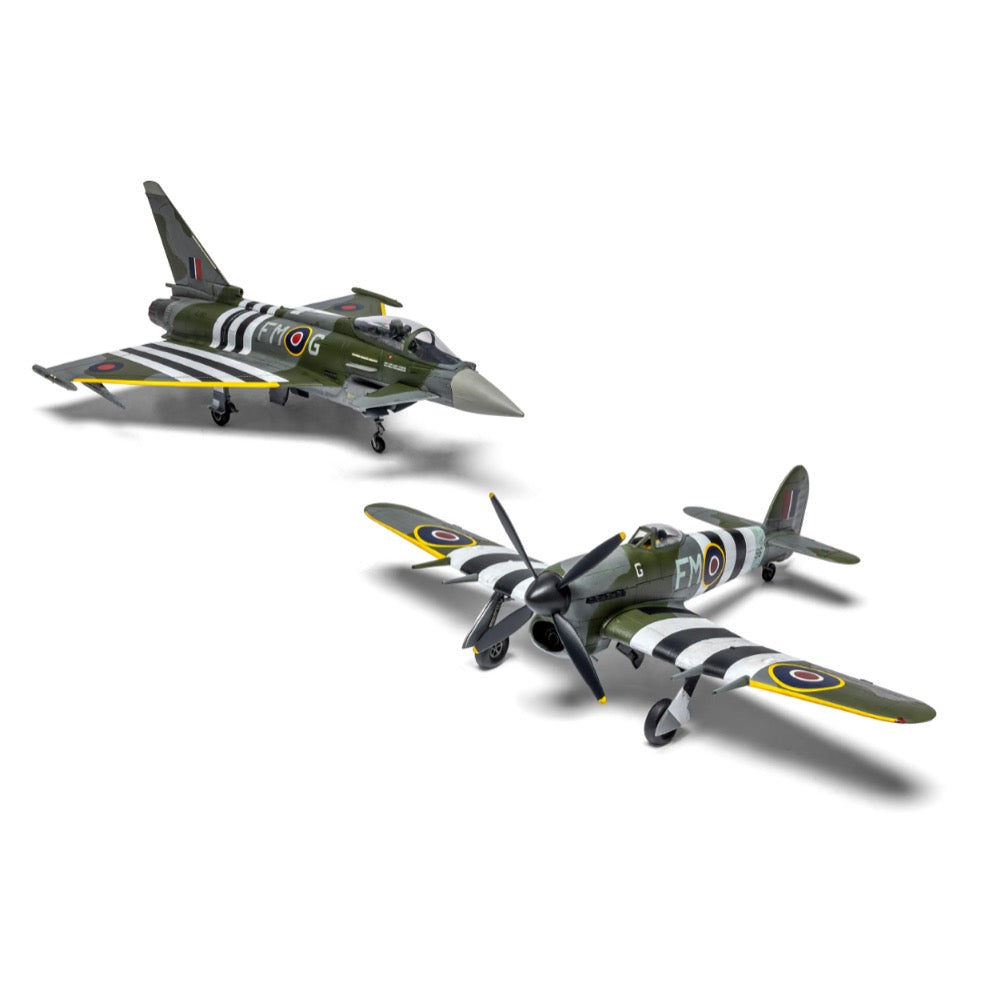 Airfix A40001 1/72 Eurofighter Typhoon FGR.4 "Moggy" & Hawker Typhoon Mk.IB Twin Pack