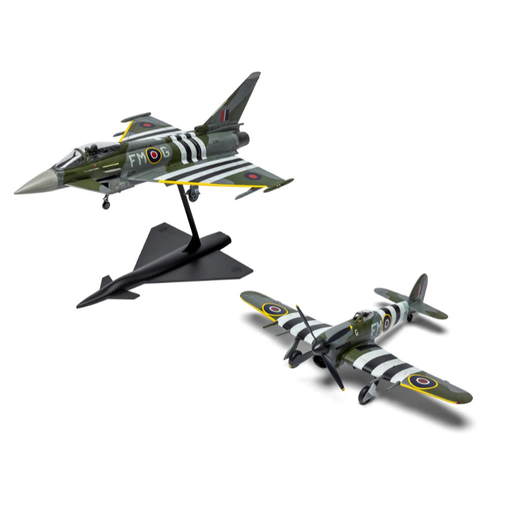 Airfix A40001 1/72 Eurofighter Typhoon FGR.4 "Moggy" & Hawker Typhoon Mk.IB Twin Pack