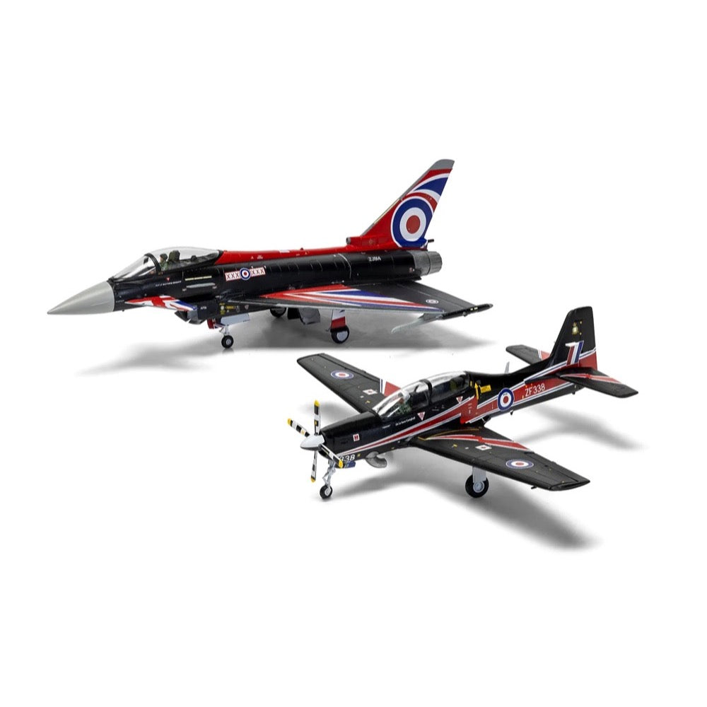 Airfix A40003 1/72 Eurofighter Typhoon FGR.4 "Blackjack" & Shorts Tucano T.1 Twin Pack